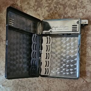 Vintage Magic Isozer 1940's Silver Cigarette Case